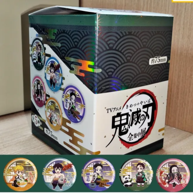 鬼灭之刃流沙杯垫/全集中展.限定中国风徽章/拍立得盲盒（单抽）