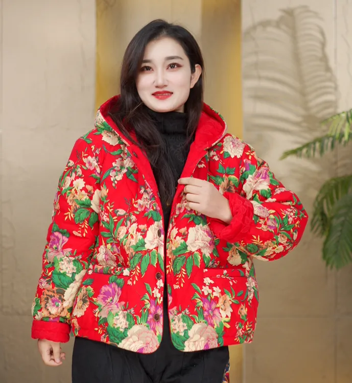 2025冬季新款大码复古棉衣