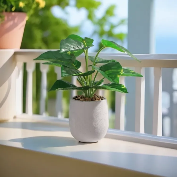 办公室千手观音盆景室内小植物水培盆栽花绿植大叶桌面滴水观音