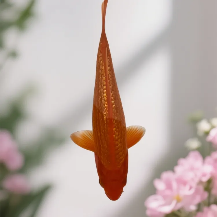 观赏鱼冷水鱼淡水鱼火鲤包邮包损1216厘米金鱼红色鲤鱼