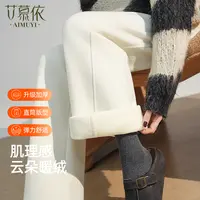 【艾慕依】25年抽绳式双压弧形H版型直筒裤A74AYFE-KY9805