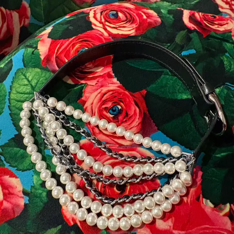 铜合金仿珍珠吊坠 清潭洞 摇滚珍珠项链