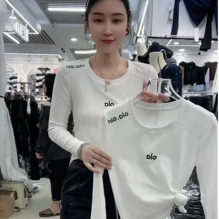 春秋新款长袖打底衫洋气圆领长袖上衣弹力修身显瘦长袖小衫可外穿