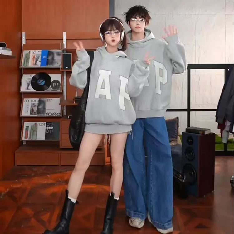 【成毅代言】Gap男女装2025秋季新款 Logo印花休闲卫衣786945