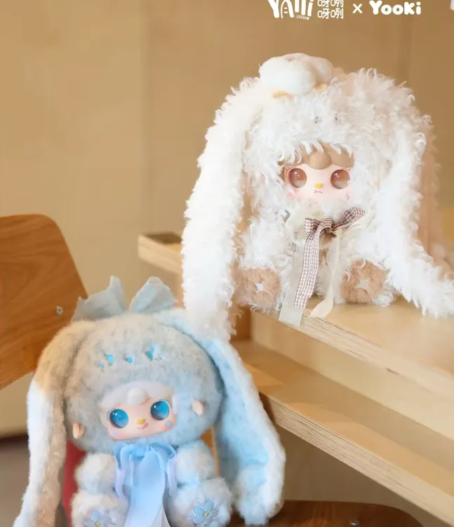 （正品现货）yooki氧氧四代400体兔兔的花絮潮玩毛绒盲盒