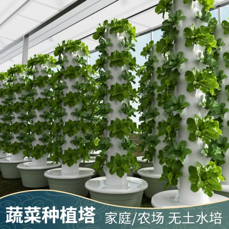 空间树水培塔家庭无土栽培蔬菜全套设备种植机花盆阳台智能种菜机