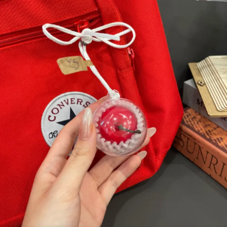 【公主】一颗苹果可爱挂件保护壳钥匙扣苹苹安安车挂送情侣惊喜礼物