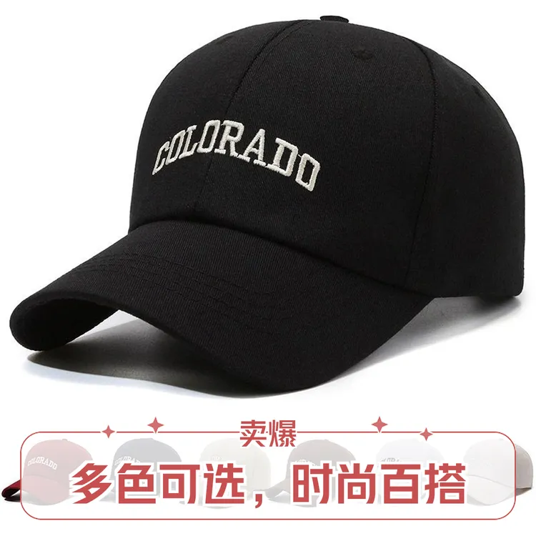 COLORADO显瘦棒球帽女大头围帽子韩版潮新款显脸小软顶鸭男款室外