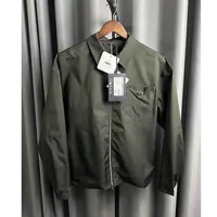 99新 Prada/普拉达 男士春秋翻领商务休闲衬衫外套春季时尚男款