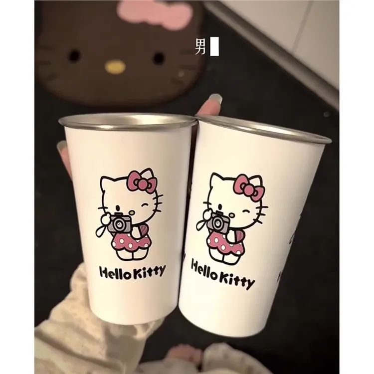hellokitty凯蒂猫变色杯冷变杯可爱水杯咖啡杯杯子纪念送朋友礼物