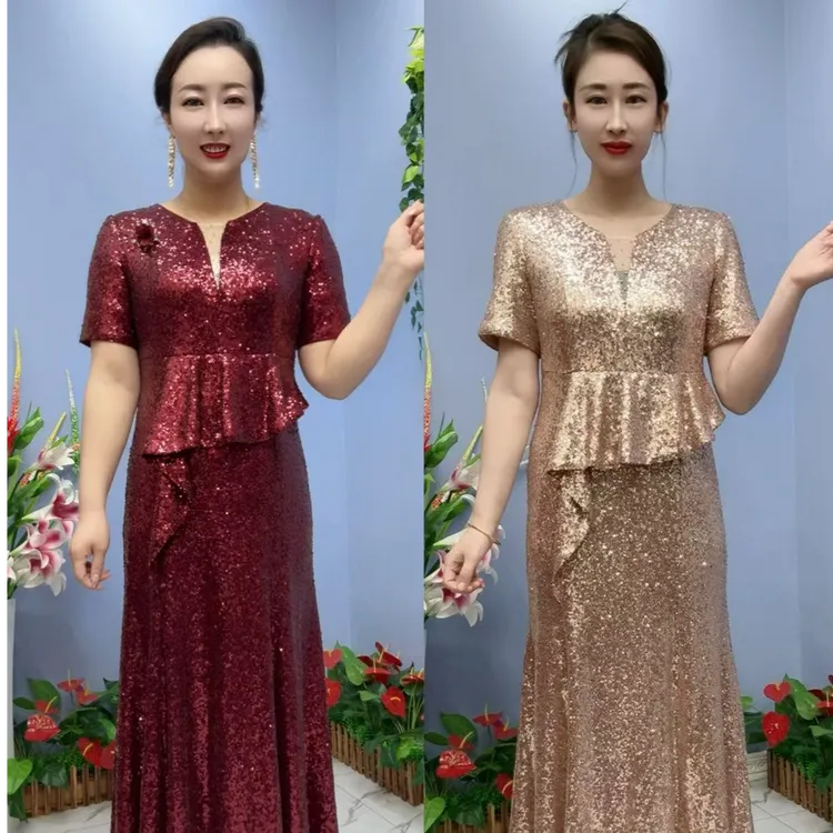 6111款气质高贵洋气女士连衣裙