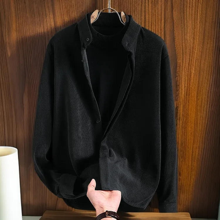 春秋季新款毛衣开衫男士针织衫韩版潮流羊毛衫男高档青年休闲外套