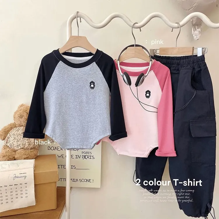 新款粉色长袖颜色随机发童装婴儿装可爱好看