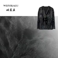 以赛亚 月色星空 24年老钱风廓形希有高端bb羔胎皮外套女56271