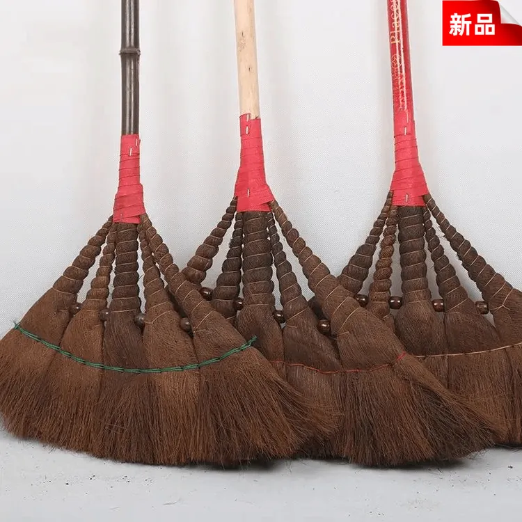扫把工厂车间专用老式棕毛棕榈新款家用扫院子扫家用柔软干湿扫把