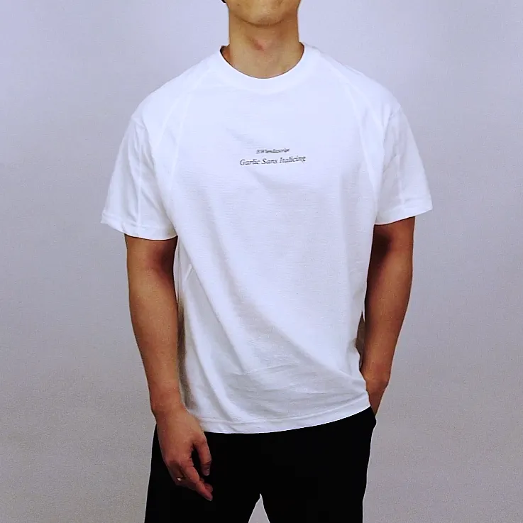 简约风男圆领常规型速干运动T恤上衣夏季健身印花