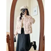 506  白茶茉莉 小香风保暖棉服显瘦外套小棉袄