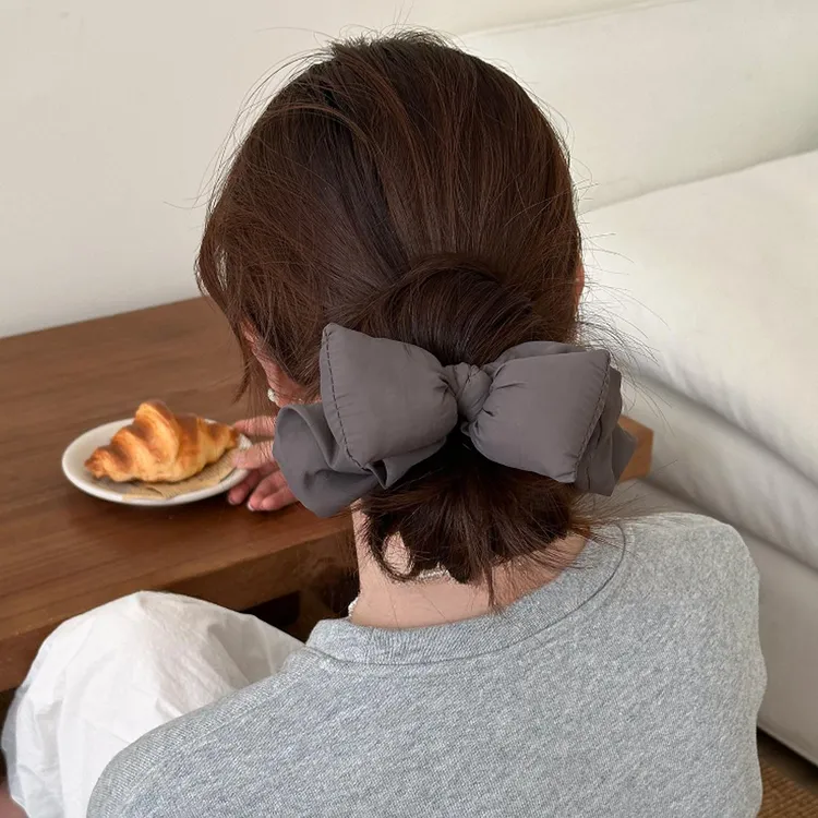 韩版蝴蝶结大肠发圈女高级感甜美头绳头饰2025新款秋冬百搭发饰
