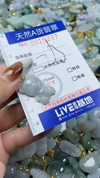【闪购商品】翡翠颈饰未镶嵌天然A货翡翠