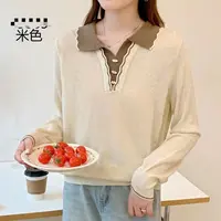 898#新款套头长袖针织衫显瘦气质时尚百搭234