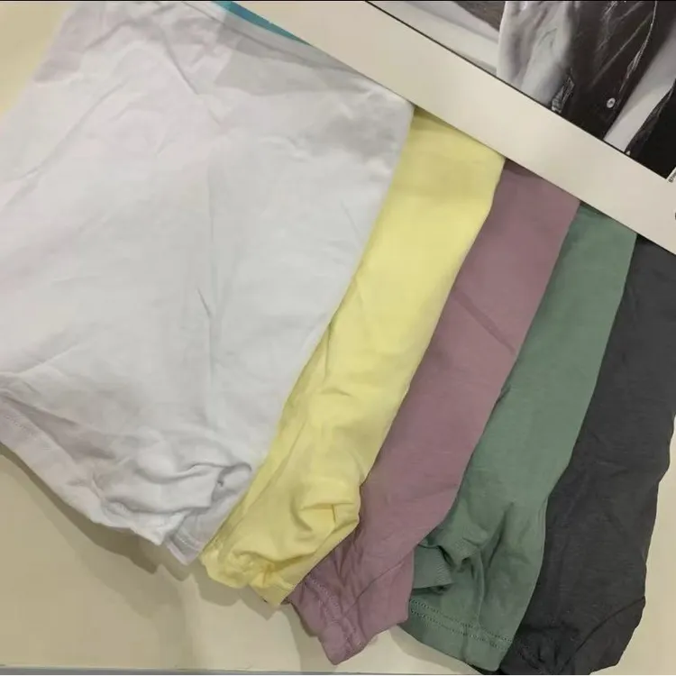 猫家棉男士内裤平角内裤秋冬新款车缝拼接运动透气3条装