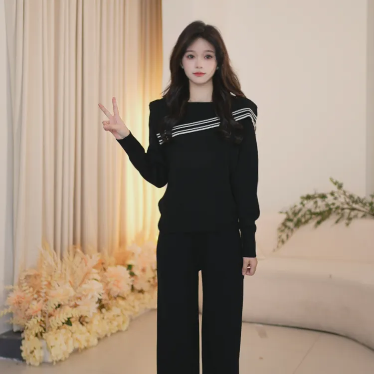 街头风套头款女针织毛针织衫毛衣上衣秋冬85B5UR72