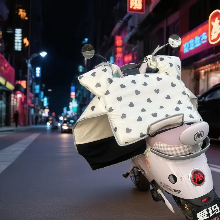 电动车挡风被冬款加厚加绒加大防风防水防寒保暖冬季电动车摩托车