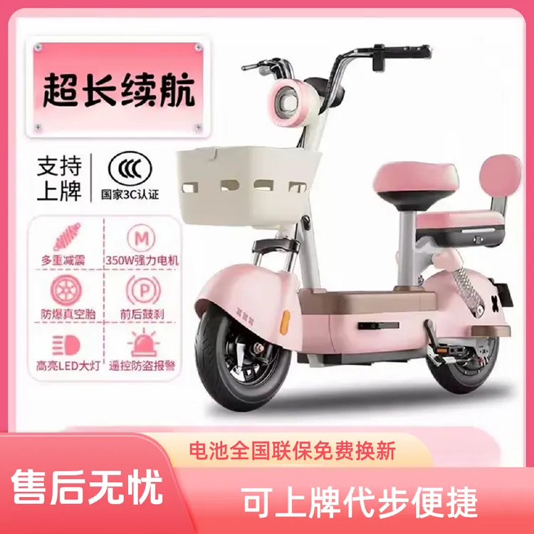 跃鸟新国标48V可上牌代步电动自行车