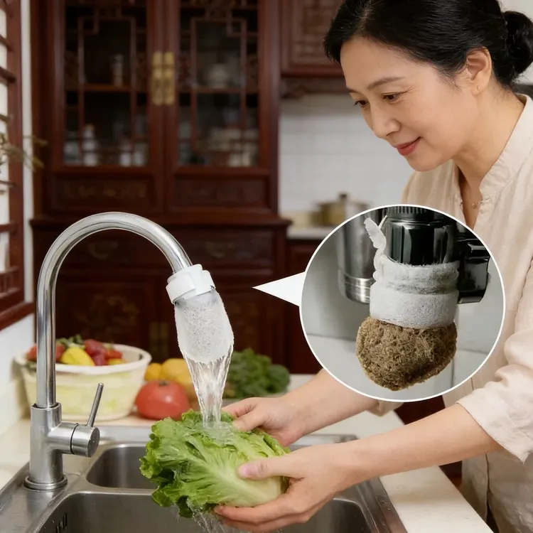 【10个】冷热水龙头过滤棉袋 自来水/山泉水通用 铁锈杂质前置过滤商品图