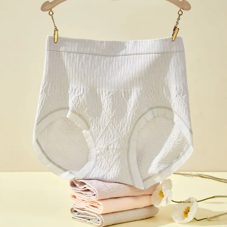 高腰收腹无缝无痕大码女短裤6910【13】