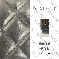 WEWEANGEL/羊皮皮黑色女士单肩包