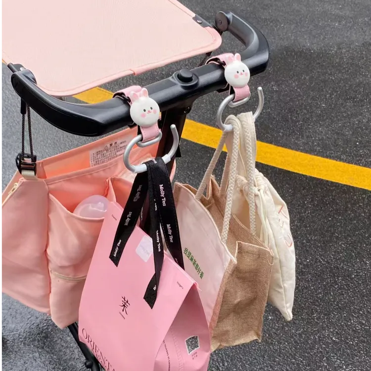 婴儿手推车萌趣卡通挂饰宝宝车置物挂包法宝小虎子同款配饰遛娃出