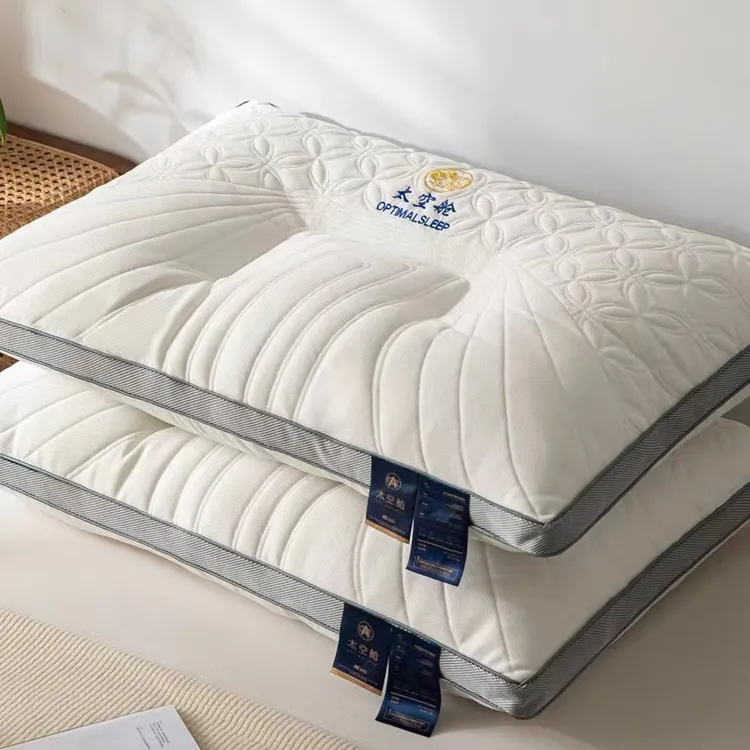 【买一送一】太空舱深睡眠护颈枕头按摩枕芯大学生家用成人枕头芯