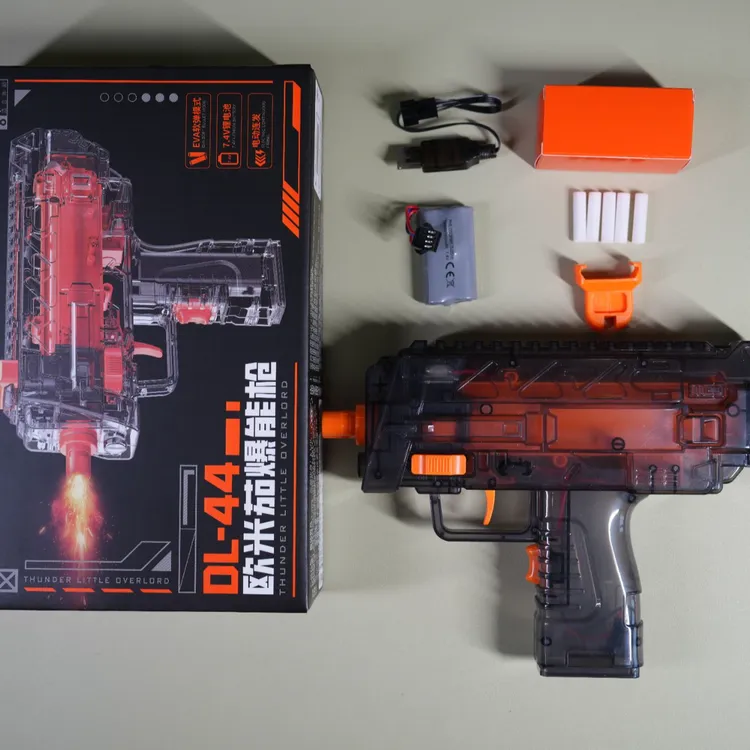 【雨】MP7冲锋软弹连发玩具枪大容量弹夹带来童年乐趣适合小孩