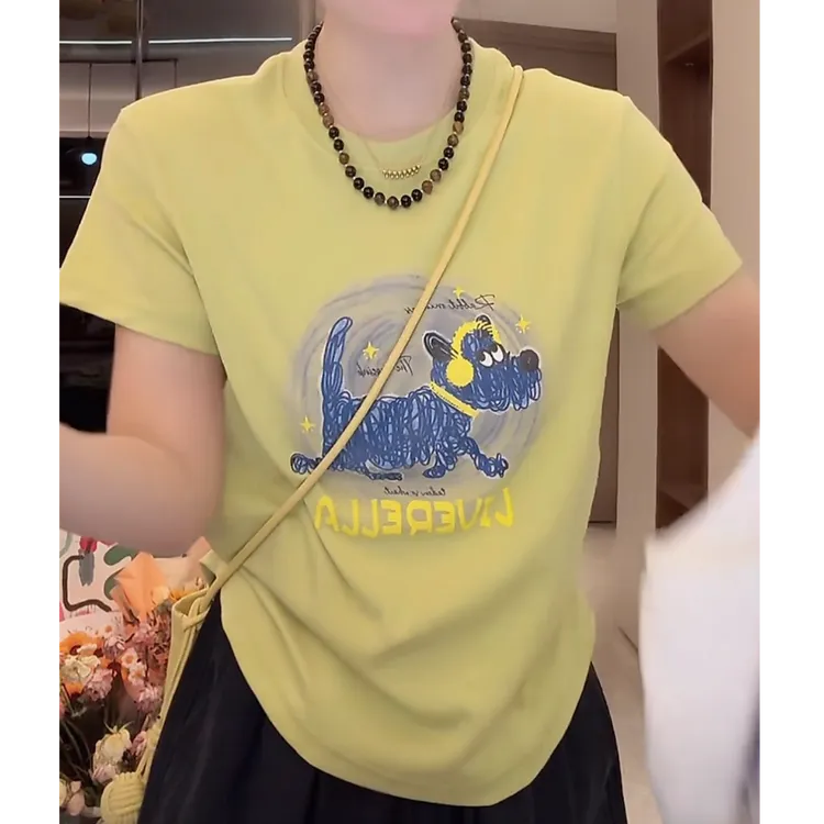 特大码胖mm200斤夏季新款时尚洋气百搭显瘦短袖上衣