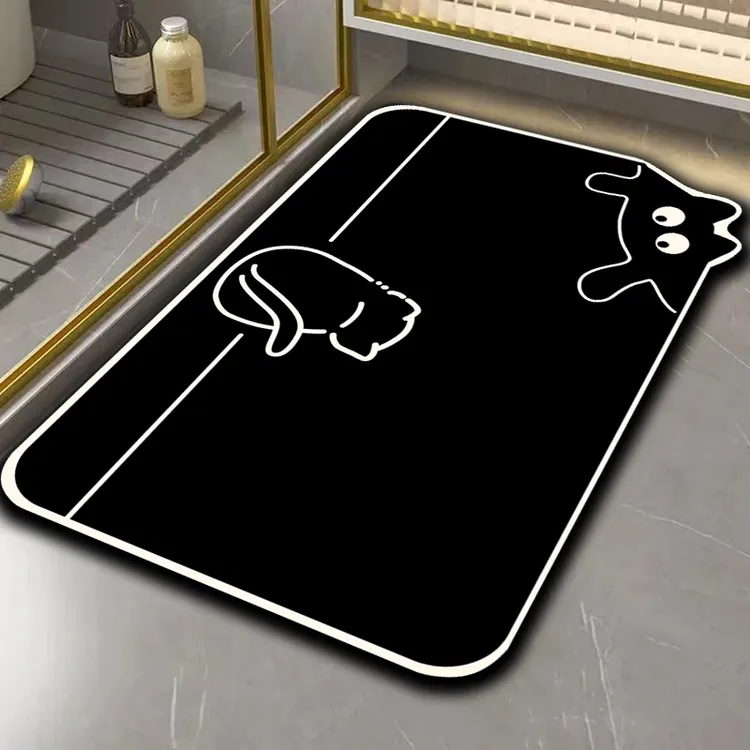 【软硅藻泥】轻奢地垫进门入户门垫浴室卫生间脚垫吸水防滑速干垫