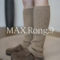 MAX.Rong.9主播同款 山羊绒堆堆袜 中筒日系复古