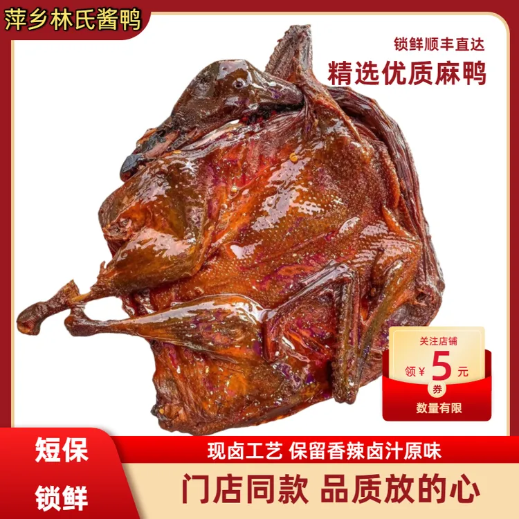 江西萍乡实体老店林氏酱鸭浓缩精华版手撕酱鸭追剧小零食下酒菜