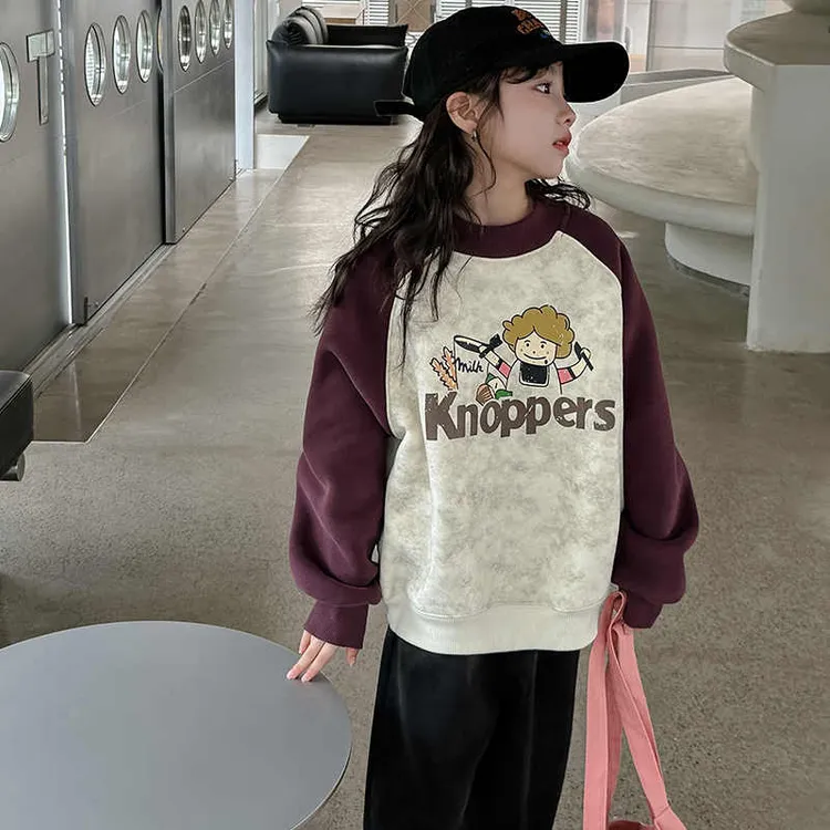 亲棉初品 儿童衣服童装女童套装男童秋装套装痞帅个性潮牌新卫衣