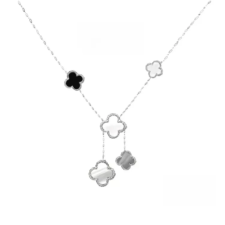 合金贝壳项链 经典时尚 六花相链  轻奢气质百搭