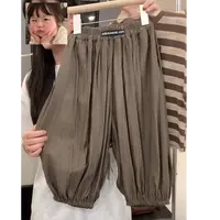 【小首尔】现货-夏装儿童宽松百搭多色薄款休闲防蚊裤HCXZ3313