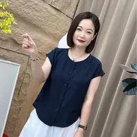 0717-2夏季爆款新款显瘦休闲洋气宽松衬衫上衣女