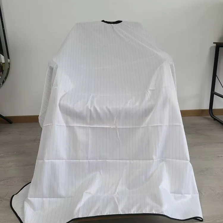 （导电丝围布）菁蒂绝缘防静电不沾碎发发型师理发围布1.5×1.8米