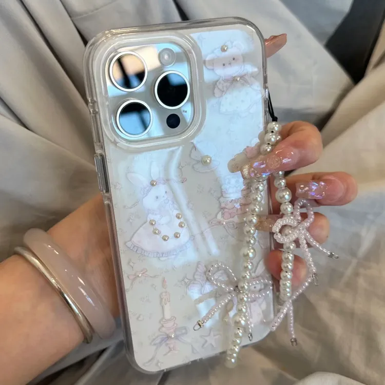 七壳子烛台小兔适用苹果华为vivo小米oppo女款iphone15/16/14