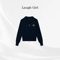 楚楚君 Laugh girl【织梦者】气质设计师潮流休闲上衣7812