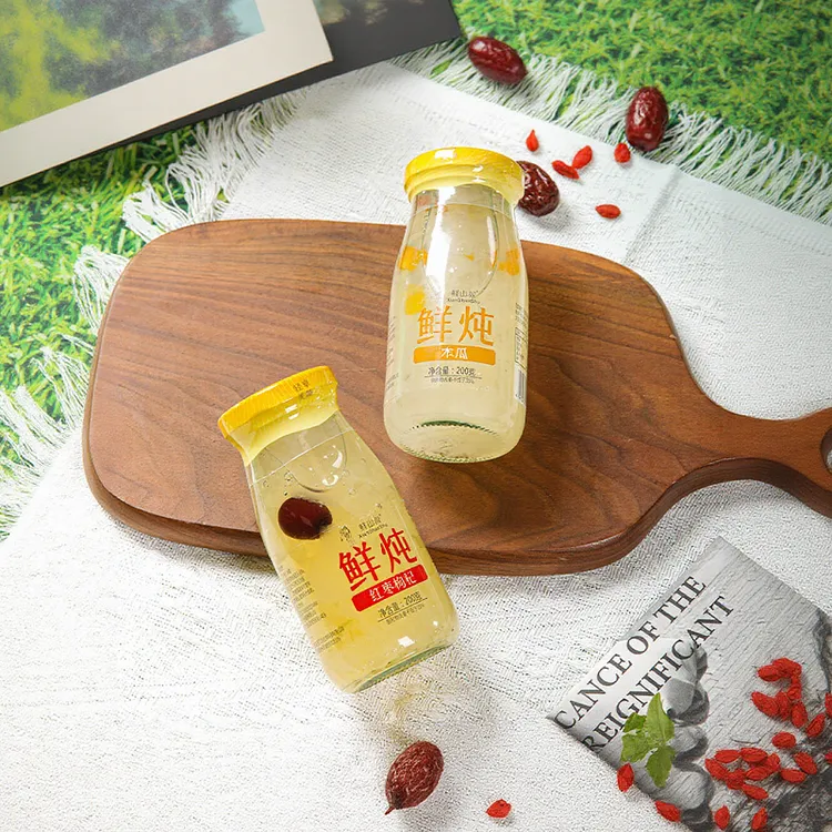 【光泛甄选】鲜山叔银耳羹鲜炖罐头开盖红枣枸杞木瓜速食膳食饮品