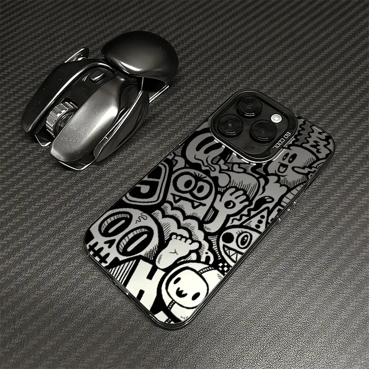 涂鸦怪兽适用于创意苹果华为oppo小米vivo一加iqoo荣耀手机防摔壳