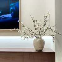 掬涵高档新中式仿真玉兰花客厅电视柜餐桌氛围感假花装饰摆设【荐】