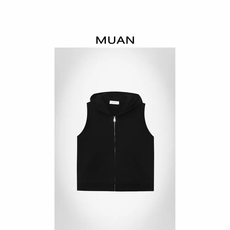 木岸MUAN：《街范马甲》定制100棉百搭宽松简约高级马甲上衣DS-9236