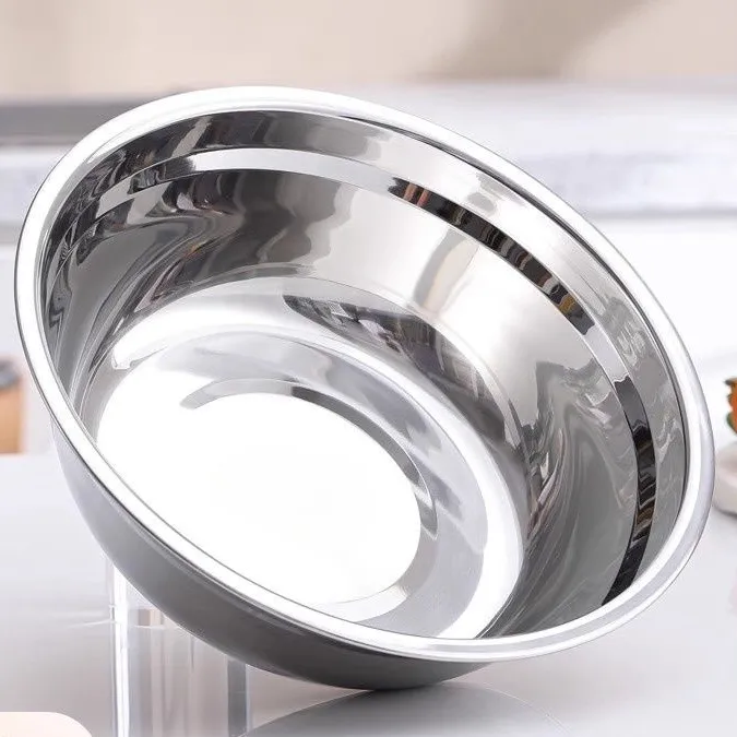 加深加厚不锈钢盆和面盆厨房洗菜洗碗盆家用洗脸盆洗脚澡盆多用盆